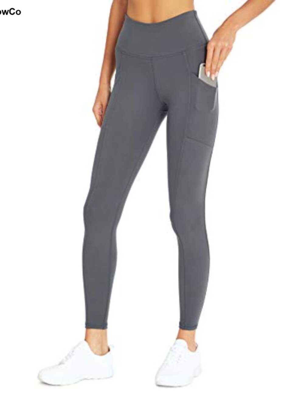 High Rise Tummy Control Full Length Active Leggings with Pockets